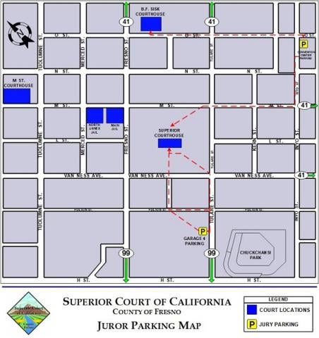general parking map